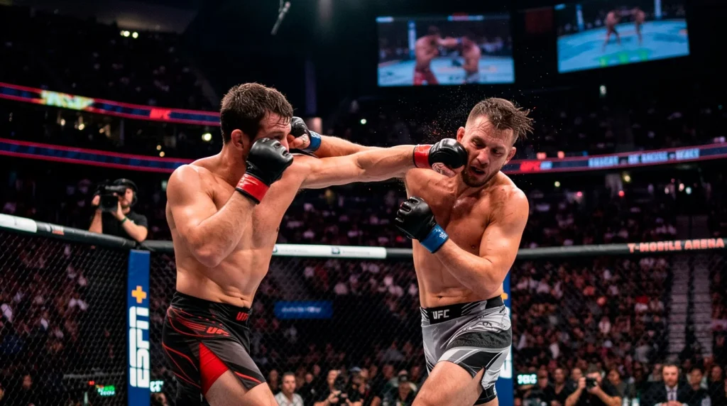 Analyse des métriques clés d'un combat UFC avant de parier : frappes takedowns contrôle