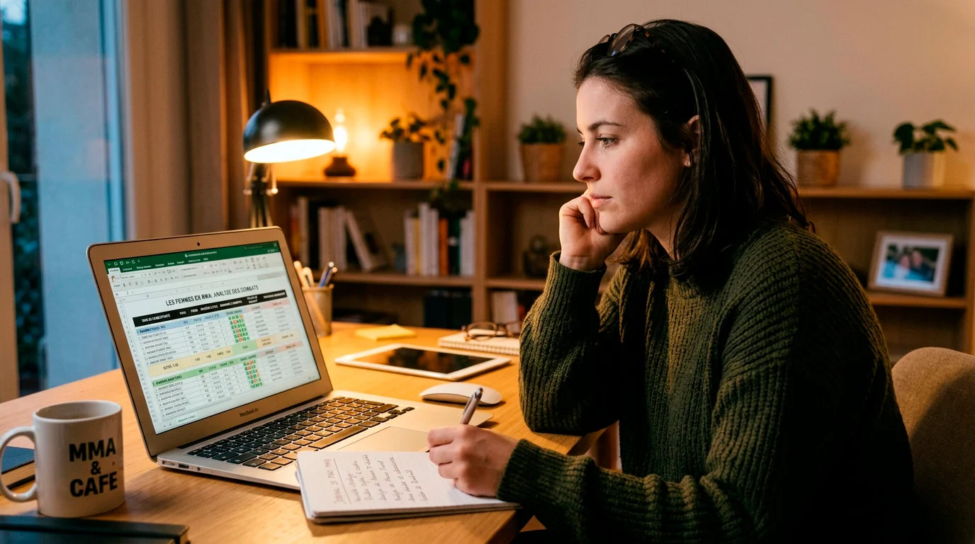 Parieur réalisant son erreur d'avoir sous-estimé un combat féminin UFC