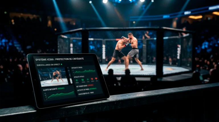 Système de monitoring IC360 protégeant l'intégrité des combats UFC pour les parieurs