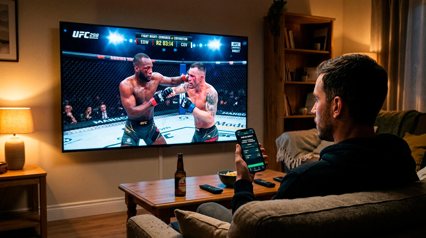 Paris en direct UFC entre les rounds d'un combat