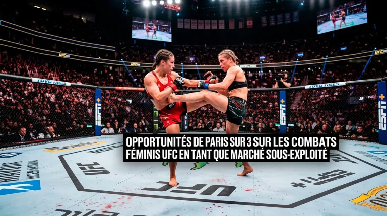 Opportunités de paris sur les combats féminins UFC en tant que marché sous-exploité