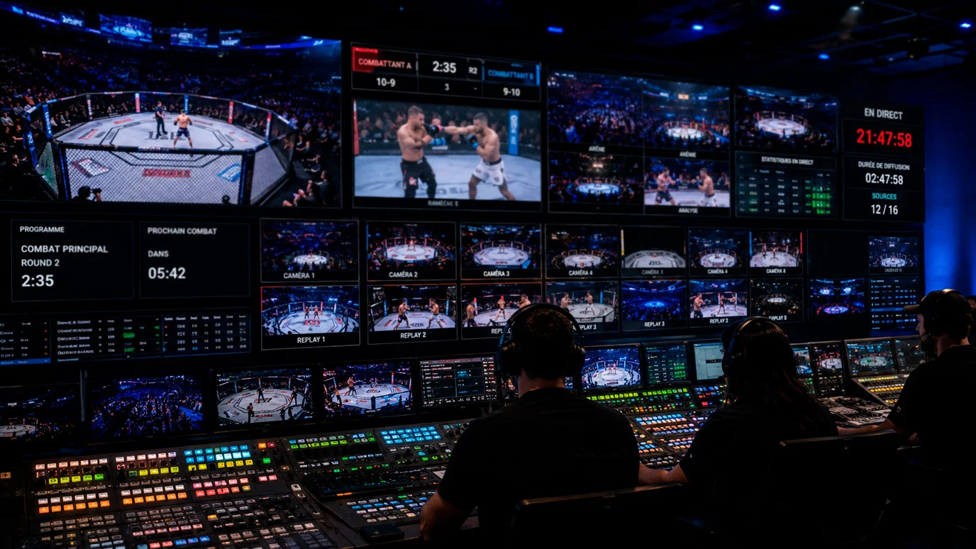 Contrat média UFC Paramount diffusion mondiale